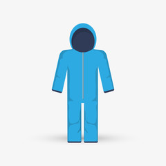 Winter design. Sport icon. Colorful illustration 