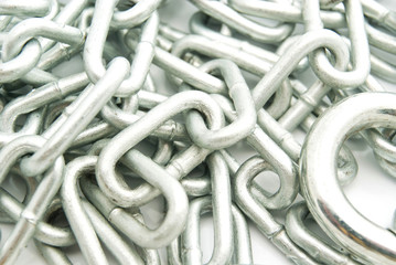 steel chain links