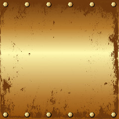 grunge golden background with bolts