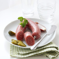 Mettwurst - German sausage, made from raw minced pork