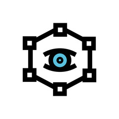 Social network line icon.