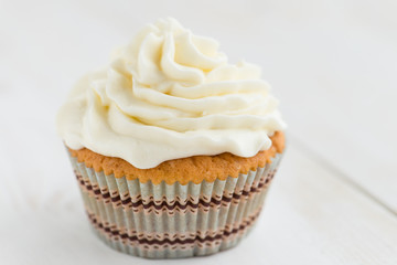 cupcakes close-up, shallow depth of field