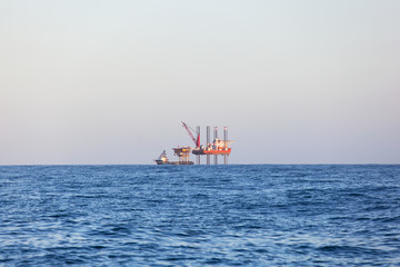 Oil platform in Norway