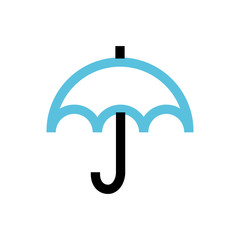Insurance, umbrella line icon.
