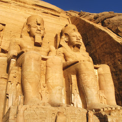 The Great Temple at Abu Simbel, Egypt.