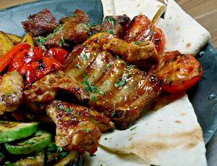 Shashlik  - shish kebab