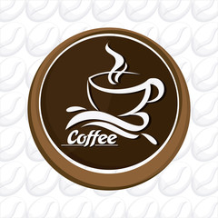 Coffee design. drink concept. Flat illustration