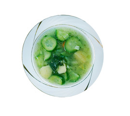 German cucumber soup