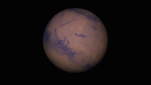 Planet Mars animation