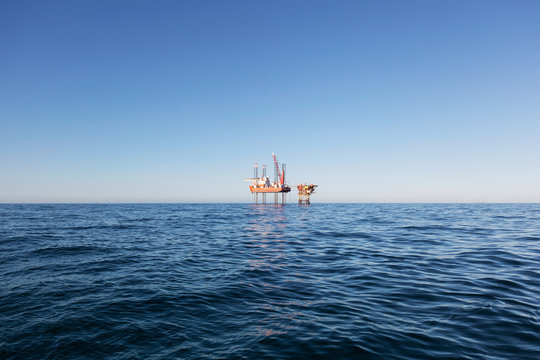 Oil Platform In Angola