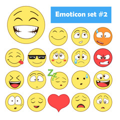 Set of Emoticons. 