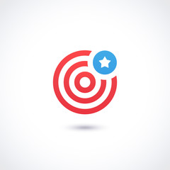 Logo template. American logotype design.