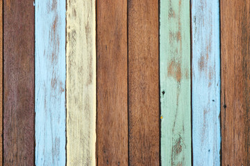 colorful wooden background.