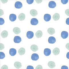 Watercolor texture. Seamless pattern. Watercolor stains  on white background. 