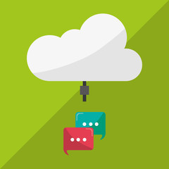 Technology design. media icon. Colorful illustration