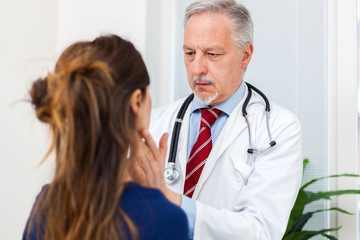 Doctor visiting a patient
