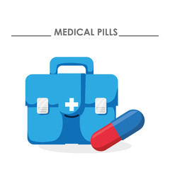 Medical care design. Health care icon. Isolated illustration