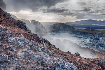 Volcanic Wasteland of Krafla HDR