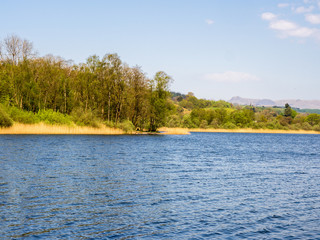 Summer like day on Esthwaite Water, Cumbria, UK
