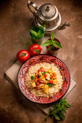 couscous with fish and vegetables
