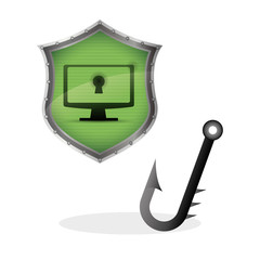 Security system design. protection icon. Isolated illustration