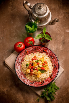 couscous with fish and vegetables