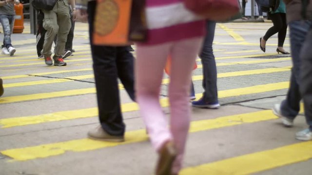 People on zebra crossing