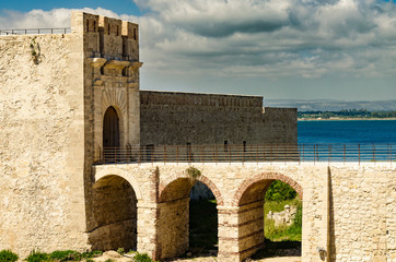 The castle in Siracusa - Sicily