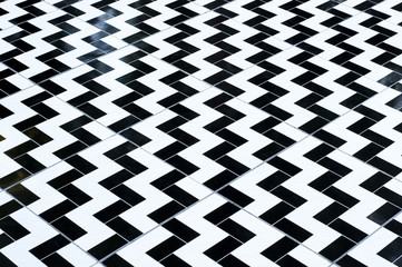 Modern zig zag floor pattern