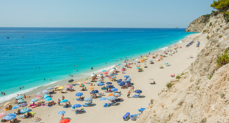 Fototapeta na wymiar Egremni Beach Ionian Islands Greece