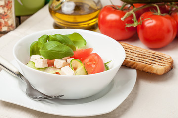 Fresh mediterranean salad.