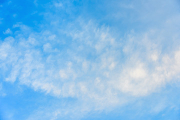 clouds in blue sky