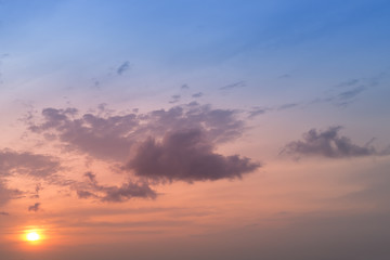 sunset sky background