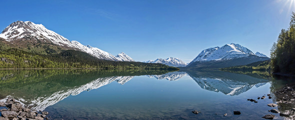 Trail Lakes in Alaska