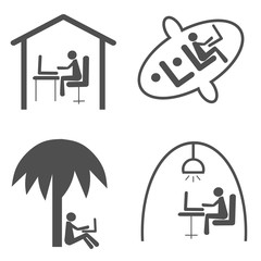 Freelance infographic elements.