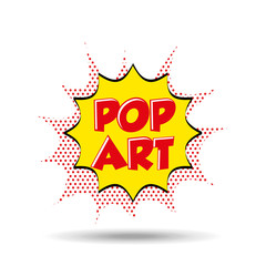 pop art comic design 