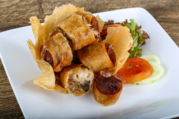Fried spring rolls