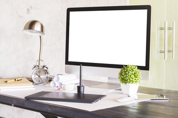 White screen side