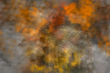 Ruine explosion