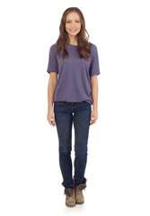 Obraz premium Teenager girl looking at camera
