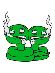 2 team buddies few crew party pothead weed smoke weed cannabis joint drugs cannabis marijuana bong snake comic cartoon funny