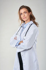 Woman doctor professional in uniform