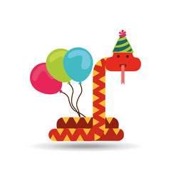 invitation card with animals design 