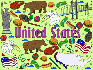 United States vector illustration