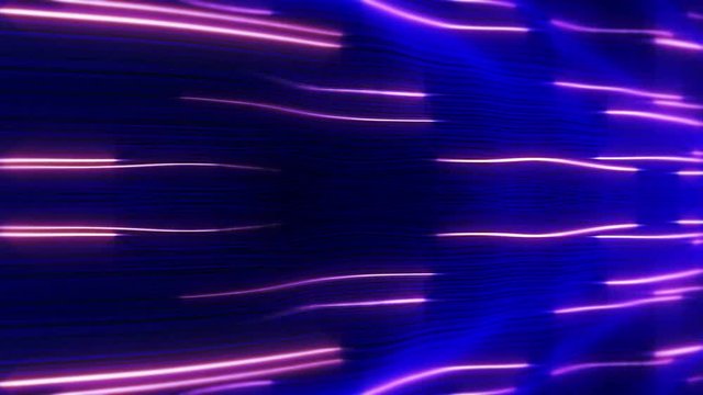 Electric Abstract Fibers Cable, Loop, 4k
