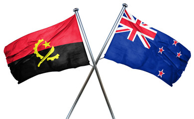 Angola flag  combined with new zealand flag