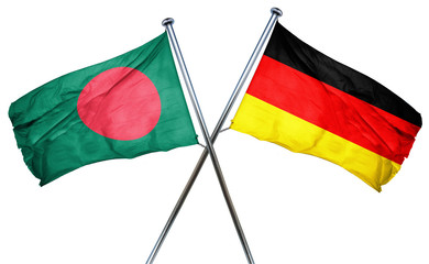 Bangladesh flag  combined with germany flag