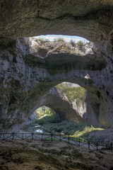 Devetashka cave interior near city of Lovech, Bulgaria