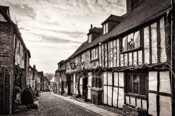 View of Mermaid Hill in Rye East Sussex