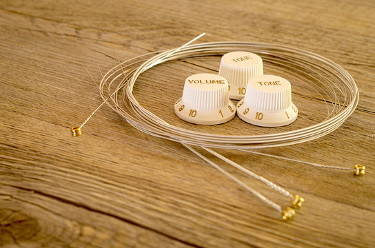 Vintage electric guitar spare parts